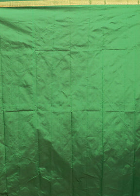 Green Kanjivaram Silk Saree With Blouse Piece