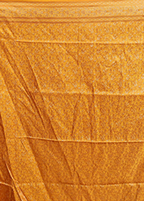 Blue Handloom Jamewar Pure Silk Saree With Blouse Piece