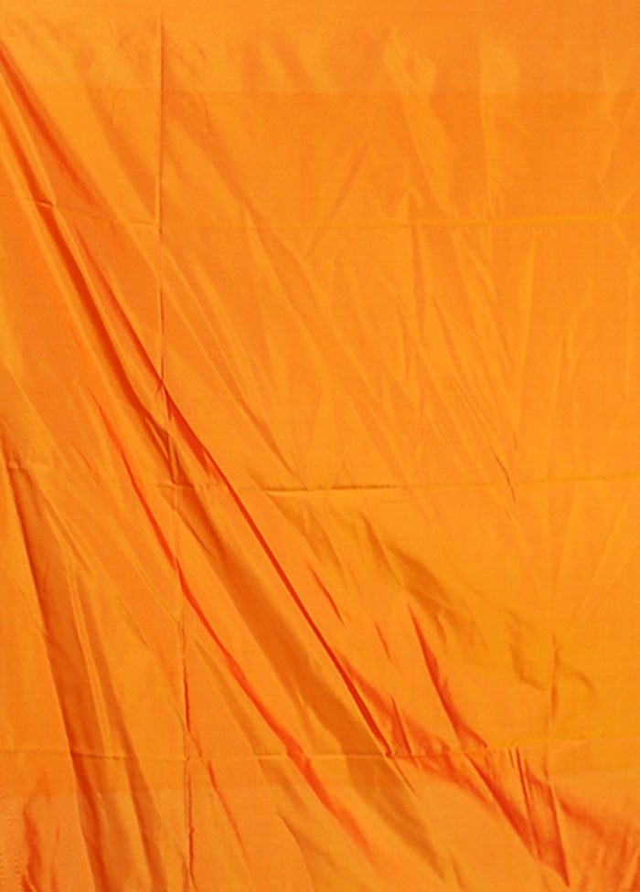 Red Kanjivaram Silk Saree With Blouse Piece