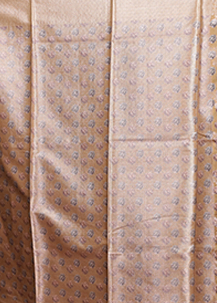 Green Tussar Silk Saree With Blouse Piece