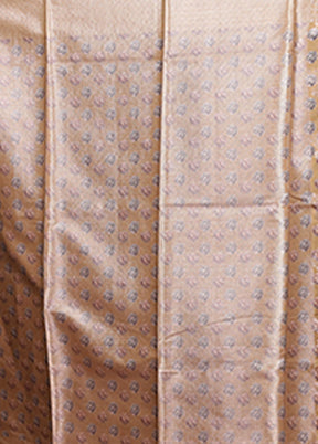 Green Tussar Silk Saree With Blouse Piece