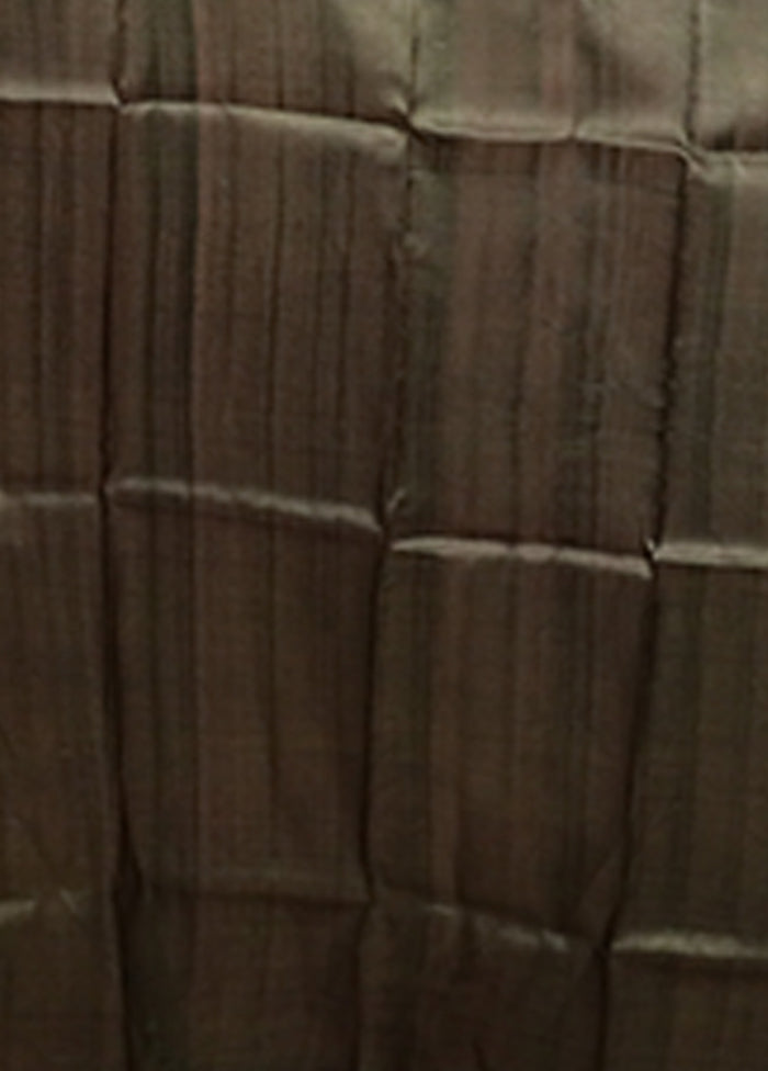 Cream Printed Pure Silk Saree Without Blouse Piece
