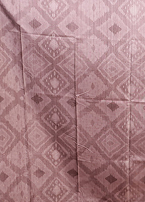 Pink Tussar Silk Saree With Blouse Piece