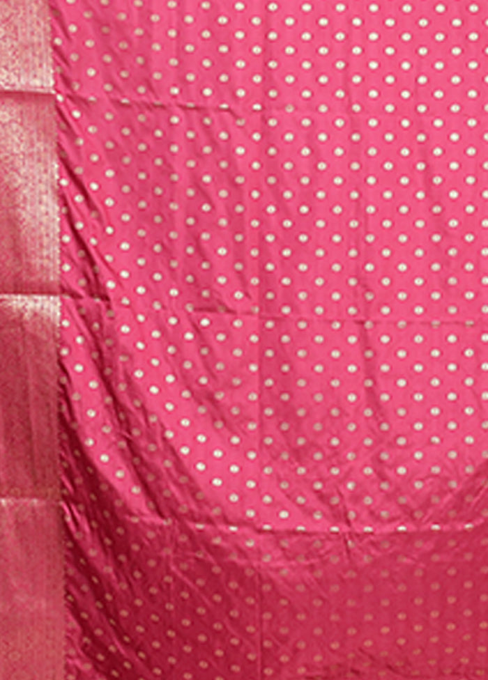 Purple Dupion Silk Saree With Blouse Piece