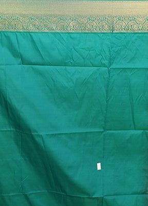 Yellow Kanjivaram Silk Saree With Blouse Piece