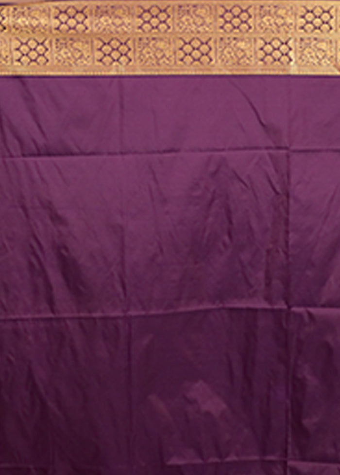 Pink Kanjivaram Silk Saree With Blouse Piece