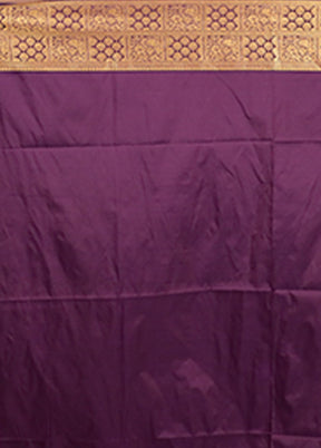 Pink Kanjivaram Silk Saree With Blouse Piece