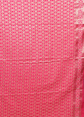 Blue Dupion Silk Saree With Blouse Piece