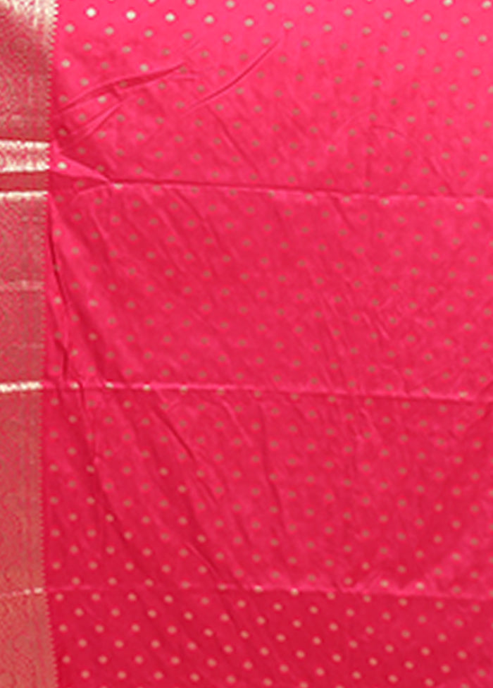 Blue Dupion Silk Saree With Blouse Piece