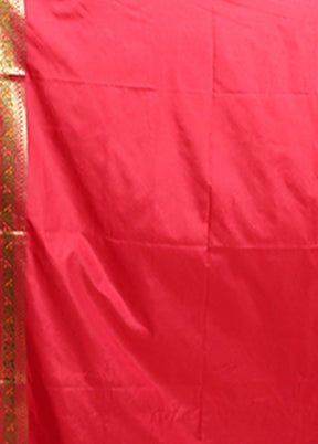 Blue Dupion Silk Saree With Blouse Piece