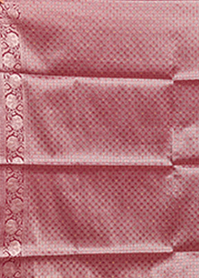 Purple Dupion Silk Saree With Blouse Piece