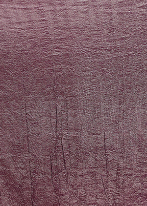 Purple Handloom Tissue Pure Silk Saree With Blouse Piece