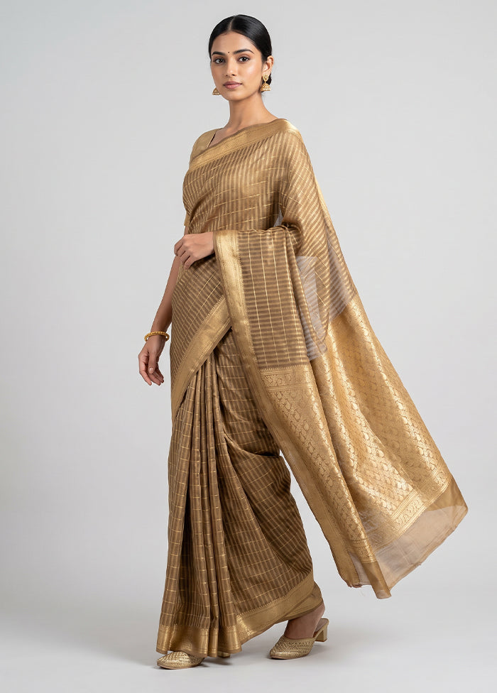 Green Kanjivaram Silk Saree With Blouse Piece