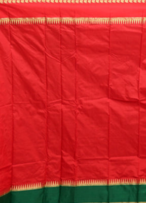 Blue Kanjivaram Silk Saree With Blouse Piece