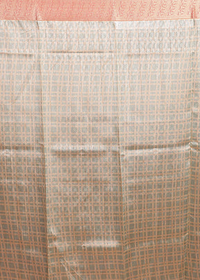 Green Tussar Silk Saree With Blouse Piece