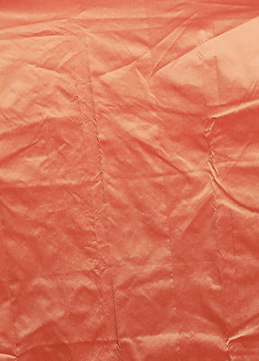 Peach Kanjivaram Silk Saree With Blouse Piece