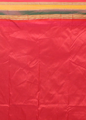 Green Kanjivaram Silk Saree With Blouse Piece