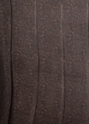 Cream Printed Silk Saree Without Blouse Piece