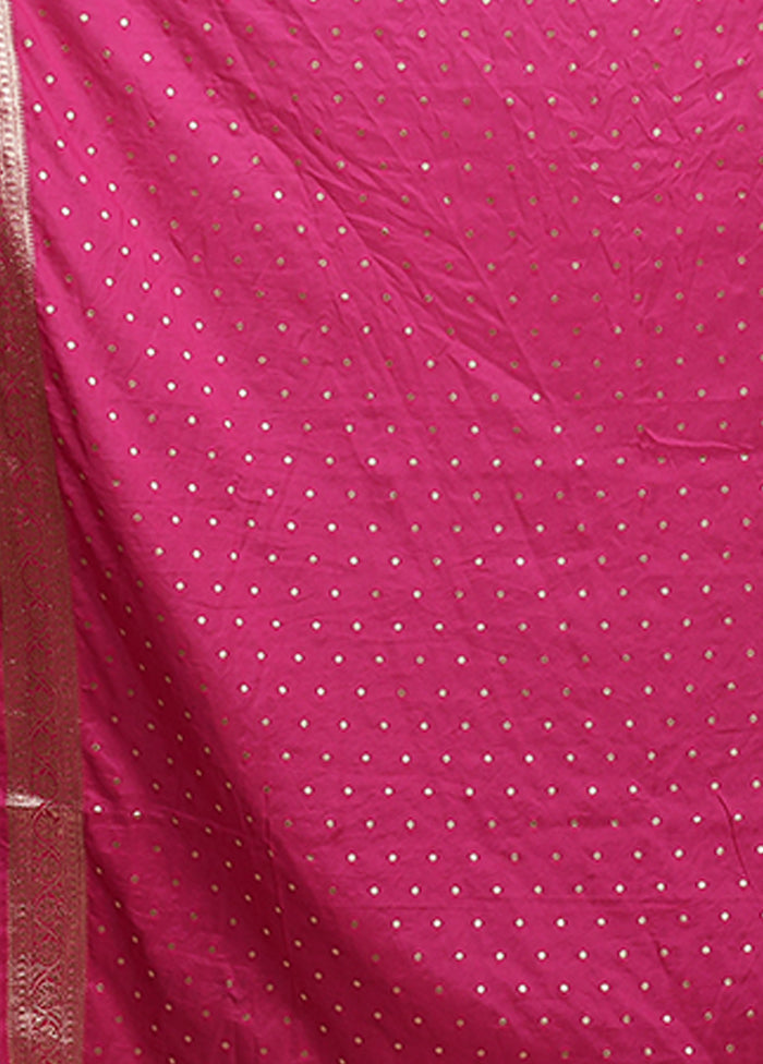 Green Dupion Silk Saree With Blouse Piece