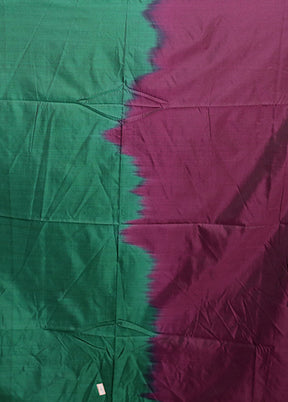 Purple Kanjivaram Silk Saree With Blouse Piece