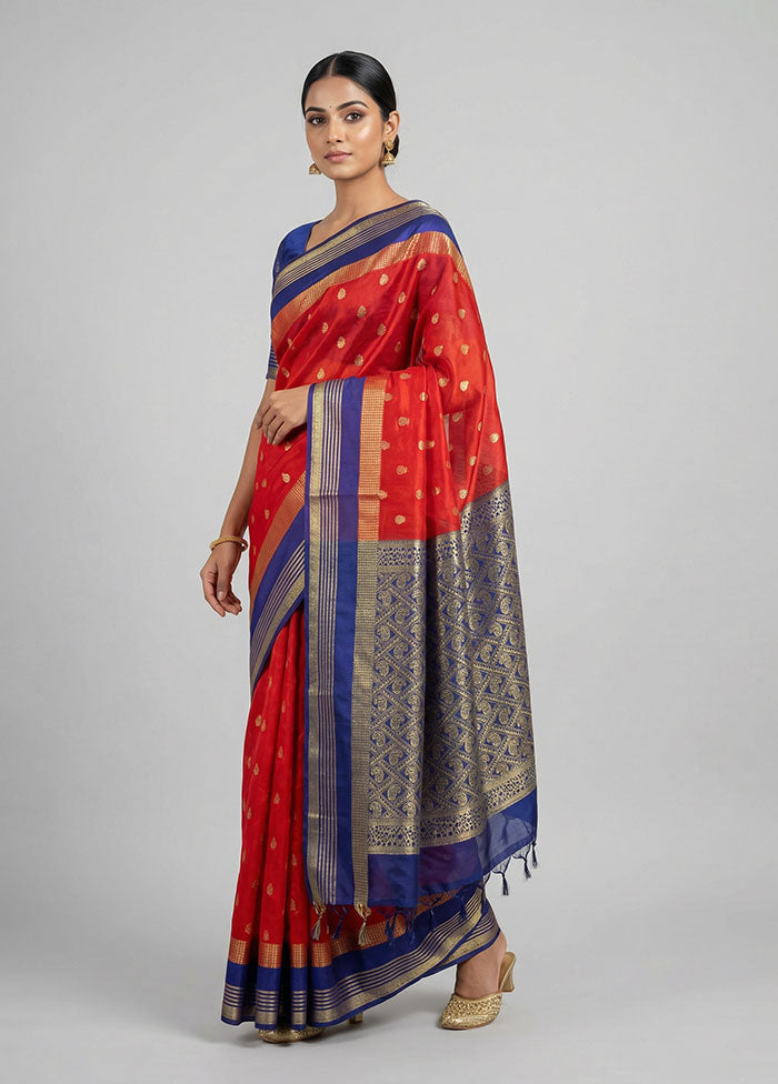 Grey Kanjivaram Silk Saree With Blouse Piece