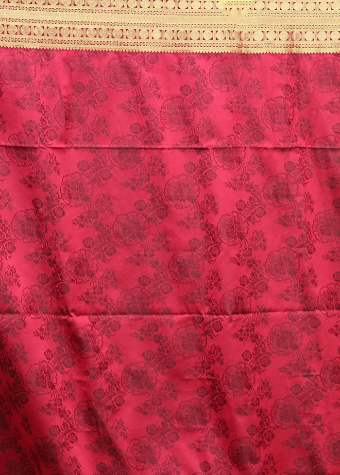 Green Kanjivaram Silk Saree With Blouse Piece