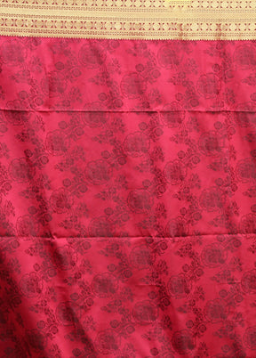 Green Kanjivaram Silk Saree With Blouse Piece