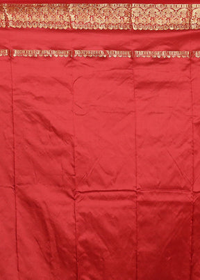 Cream Handloom Kanjivaram Pure Silk Saree With Blouse Piece