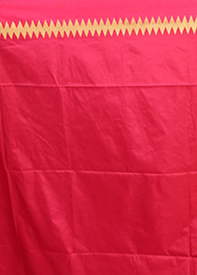 Yellow Kanjivaram Silk Saree With Blouse Piece