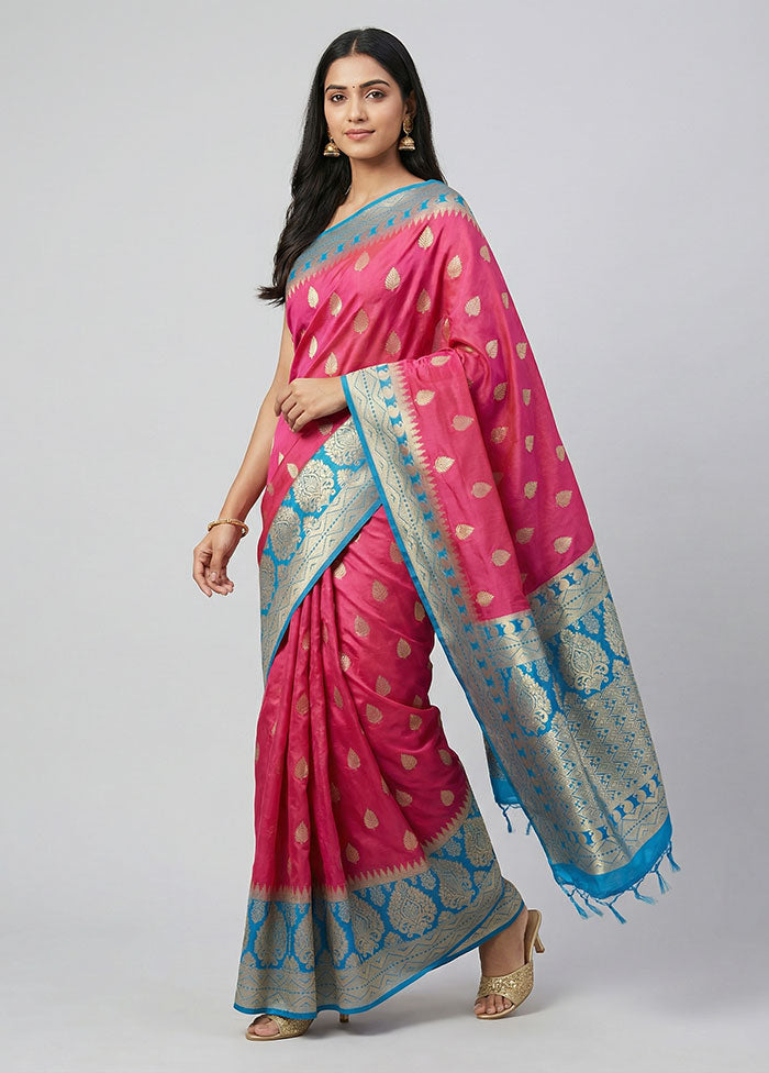Red Kanjivaram Silk Saree With Blouse Piece