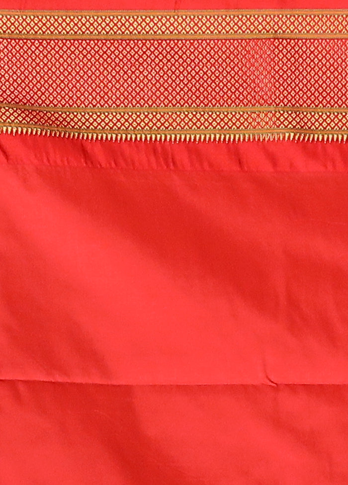 Green Kanjivaram Silk Saree With Blouse Piece