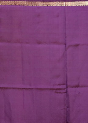 Green Handloom Kanjivaram Pure Silk Saree With Blouse Piece