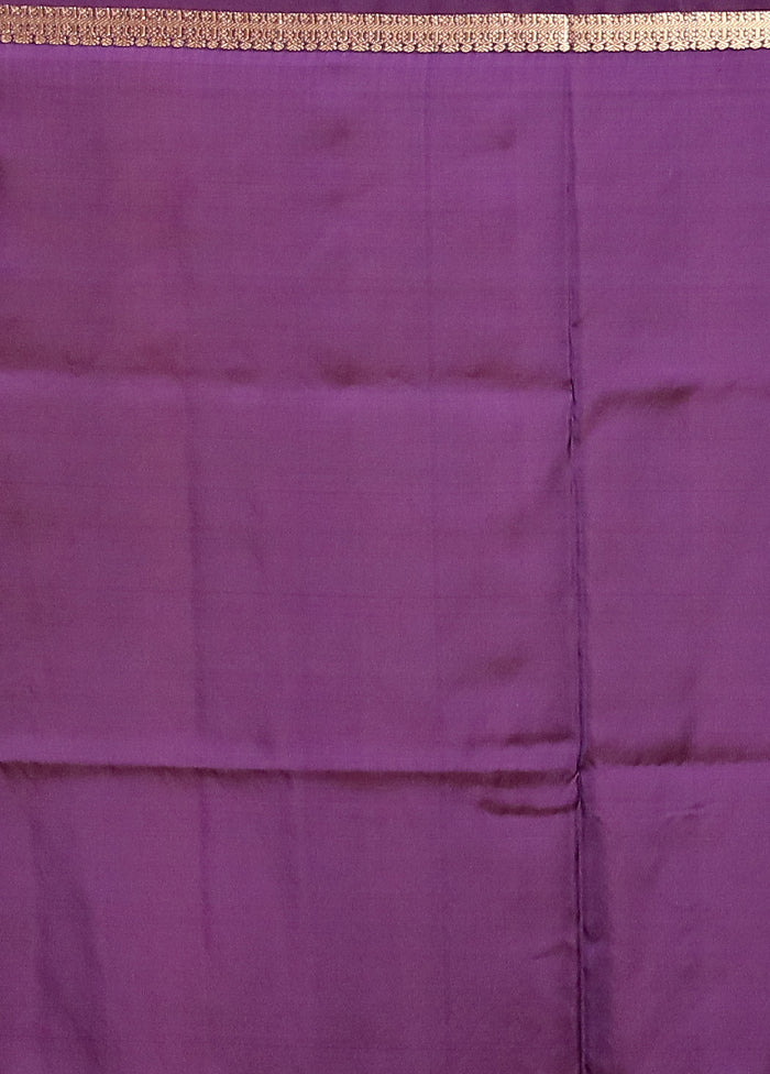 Green Handloom Kanjivaram Pure Silk Saree With Blouse Piece