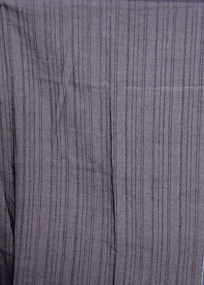 Blue Dupion Silk Saree With Blouse Piece