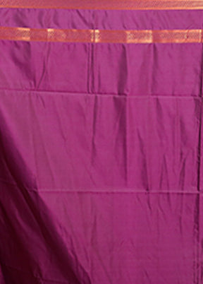 Grey Kanjivaram Silk Saree With Blouse Piece
