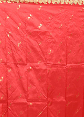 Yellow Handloom Kanjivaram Pure Silk Saree With Blouse Piece