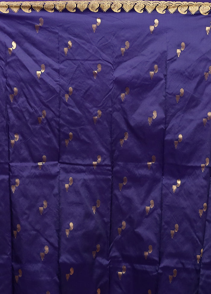 Pink Handloom Kanjivaram Pure Silk Saree With Blouse Piece