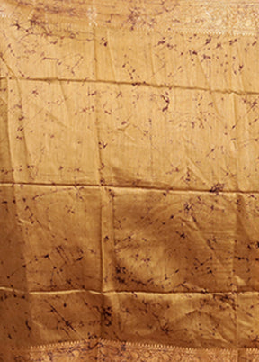 Multicolor Tussar Silk Saree With Blouse Piece
