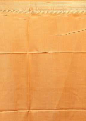 Blue Handloom Tussar Pure Silk Saree With Blouse Piece