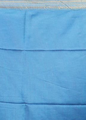 Purple Handloom Tussar Pure Silk Saree With Blouse Piece