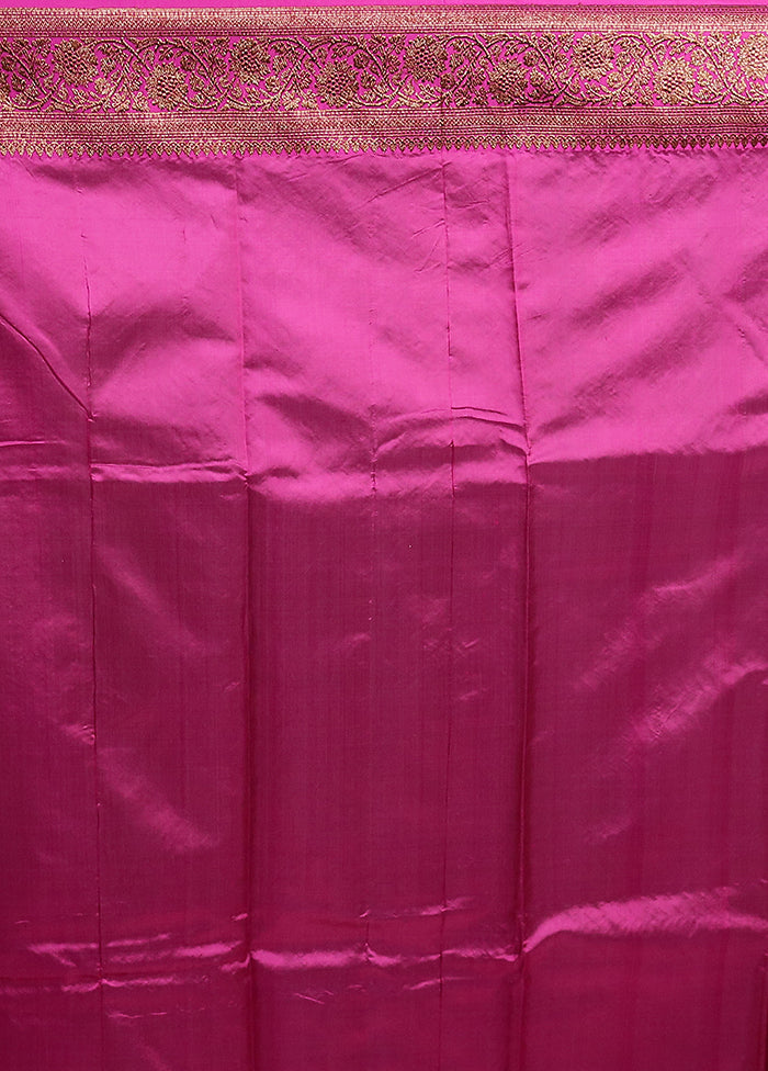 Green Handloom Tussar Pure Silk Saree With Blouse Piece