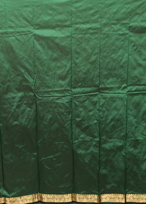 Green Kanjivaram Silk Saree With Blouse Piece
