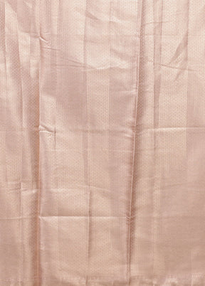 Pink Dupion Silk Saree With Blouse Piece