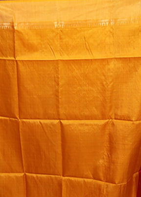 Multicolor Handloom Kanjivaram Pure Silk Saree With Blouse Piece