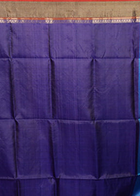 Multicolor Handloom Kanjivaram Pure Silk Saree With Blouse Piece