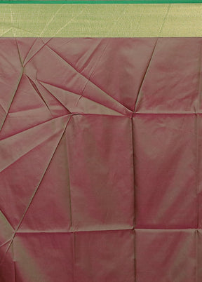 Pink Dupion Silk Saree With Blouse Piece