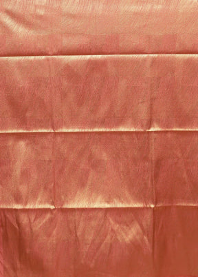 Pink Dupion Silk Saree With Blouse Piece