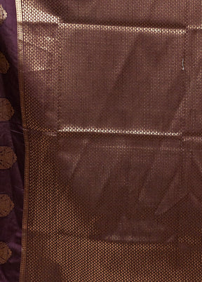 Yellow Dupion Silk Saree With Blouse Piece