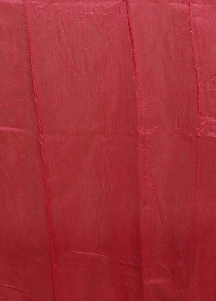 Pink Jamdani Cotton Saree Without Blouse Piece