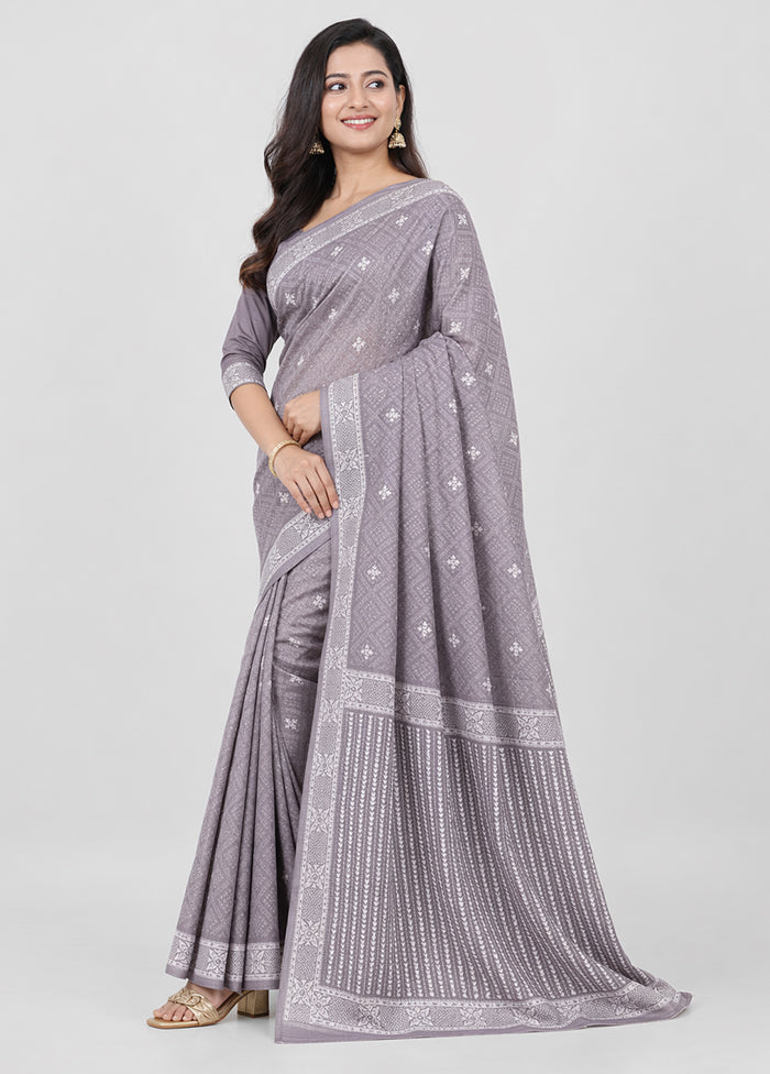 Multicolor Handloom Tussar Pure Silk Saree With Blouse Piece